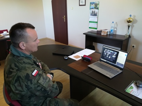 Nauczanie zdalne z udziałem zaproszonych gości.