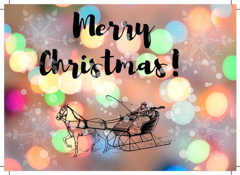 Kartki bożonarodzeniowe na informatyce.