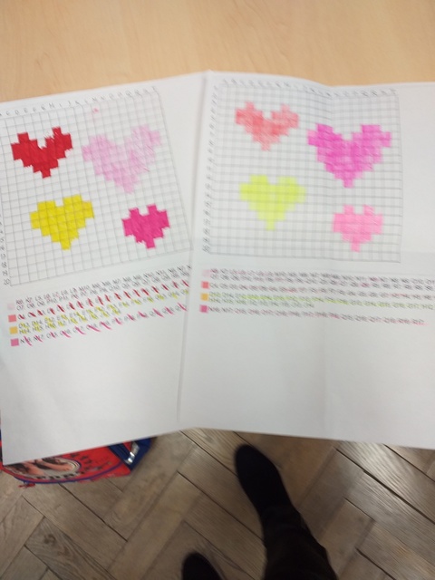 Walentynki w klasie 2a.