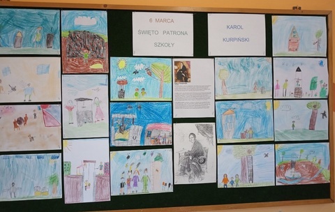 Dzień Patrona w klasach pierwszych.