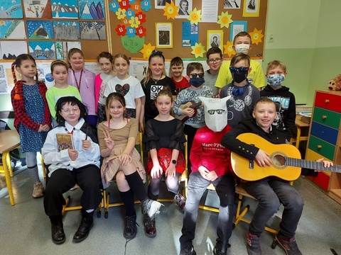 Dzień Patrona w klasach trzecich.