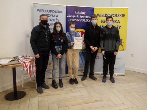 Drużyna SP Włoszakowice w Finale Wojewódzkim Igrzysk Młodzieży Szkolnej w szachach drużynowych