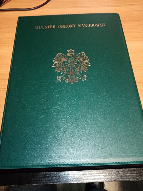 Podziękowanie od Ministra Obrony.