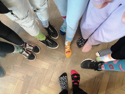 Dzień Kolorowej Skarpetki w naszej szkole.