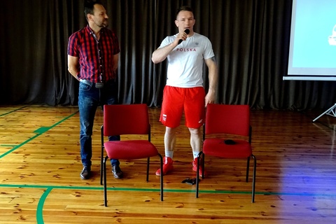 Spotkanie z zapaśnikiem Tadeuszem Michalikiem