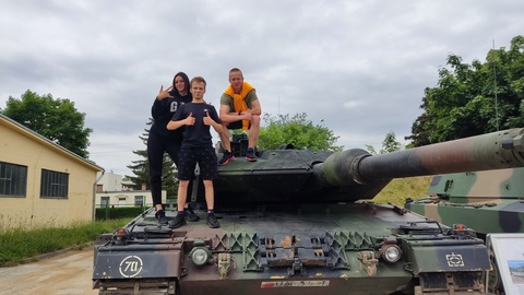 Wizyta w 10 Brygadzie Kawalerii Pancernej im gen Maczka.