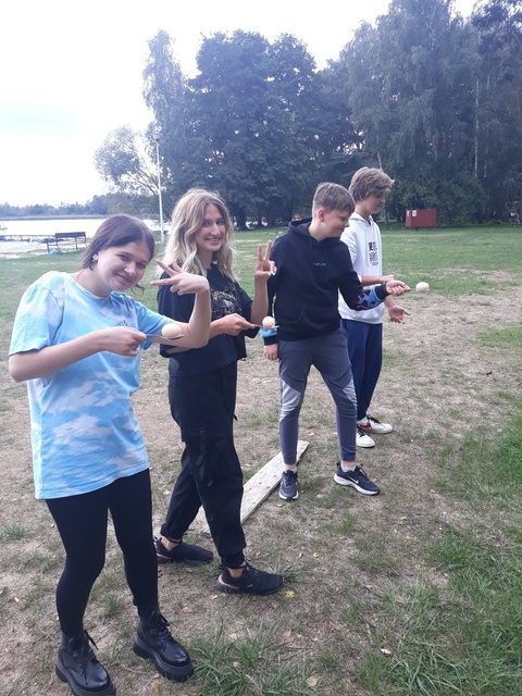 Wyjazd integracyjny klas pierwszych licealnych.