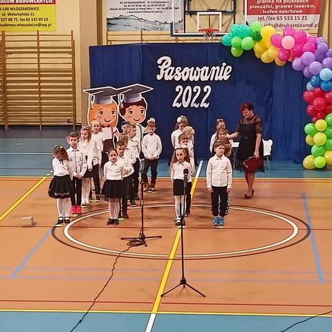 Pasowanie na ucznia Szkoły Podstawowej.