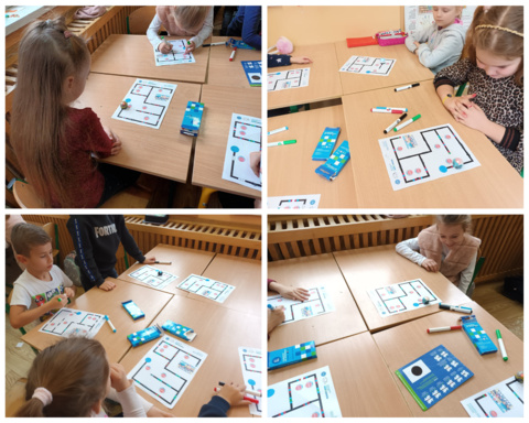Zajęcia z ozobotami w ramach Code Week 2022