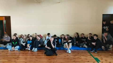 Otrzęsiny w Branżowej Szkole.