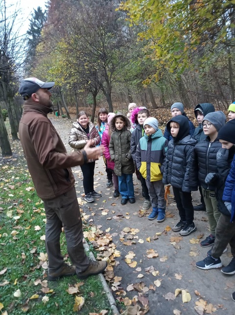 Spotkanie z leśnikiem klasy 3b