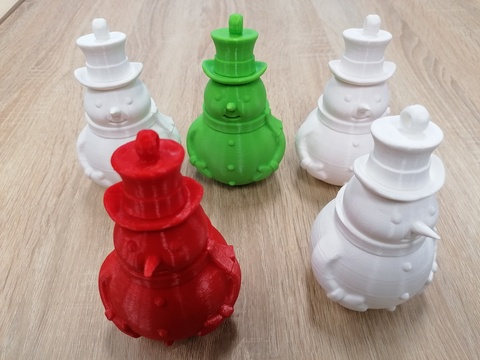 Świąteczne ozdoby z drukarek 3d