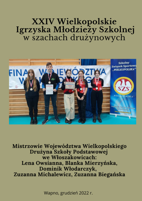 Podsumowanie działalności UKS Włoszakowice za rok 2022