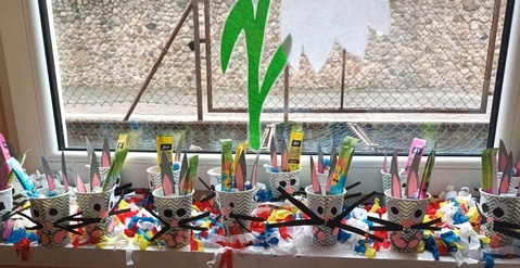 Zajączki wioelkanocne w 1b