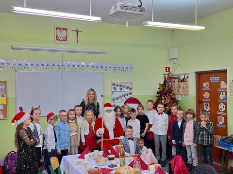 Wigilia w klasie pierwszej