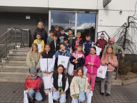 Wizyta klasy 3b w banku