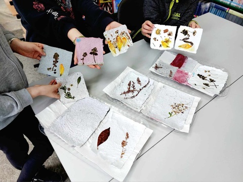 Warsztaty w bibliotece szkolnej