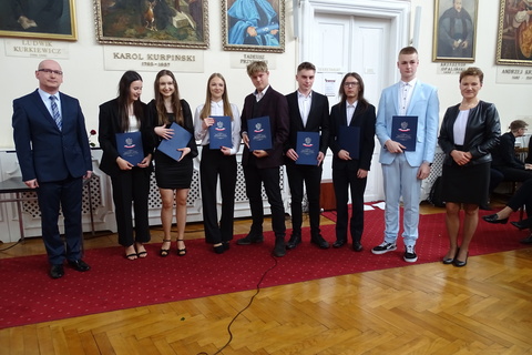 Uroczyste zakończenie roku szkolnego klasy czwartej liceum