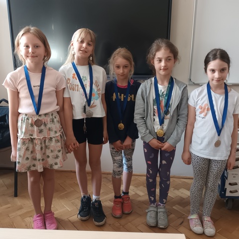 Mistrzostwa Szkoły w szachach szybkich klas 2 i 3