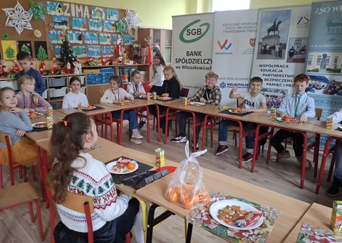 Spotkanie wigilijne klasy 3b