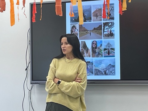 Spotkanie z niezwykłą osobą – panią Sandrą Matuszewską