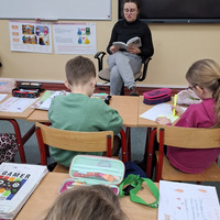 Spotkanie czytelnicze w 2b