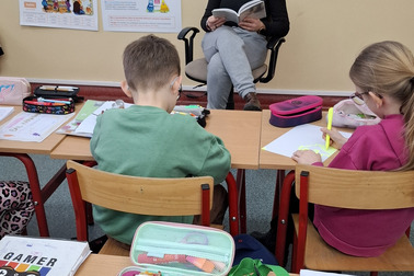 Spotkanie czytelnicze w 2b