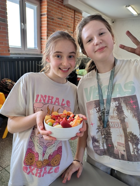 Zdrowa kuchnia na lekcjach edukacji zdrowotnej w klasach piątych