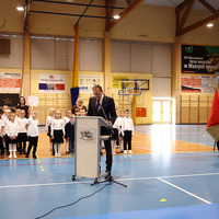 Pasowanie pierwszoklasistów.